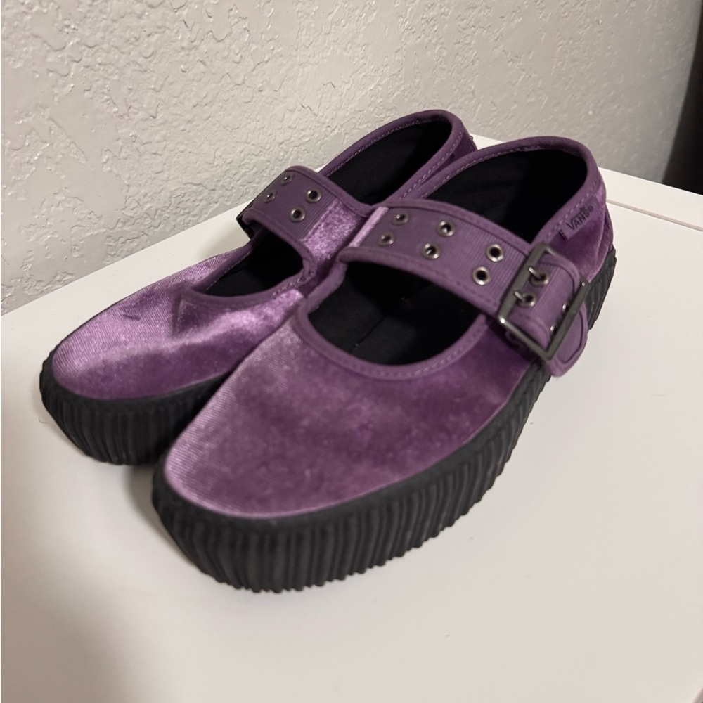 Vans mary Jane creepers Lavender Platform Shoes - Picture 3 of 6